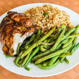 1/4 Chicken with 2 Sides