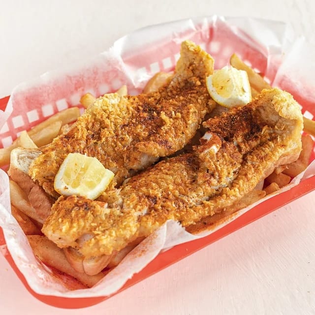 Tilapia, Catfish, Trout, or Whiting.